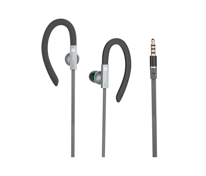 iends IE-HS631 Ear Hook Earphone - Grey - Zoom Image 1