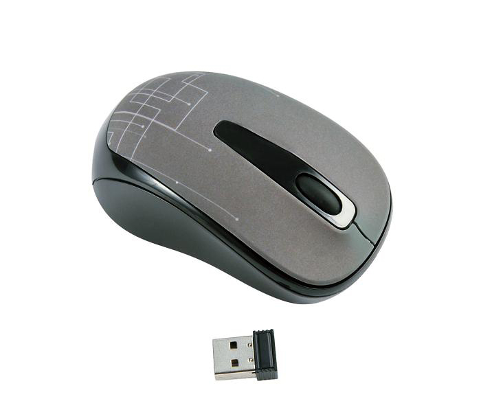 Wireless Optical Office Mouse With 1600Dpi - Grey - Zoom Image 1