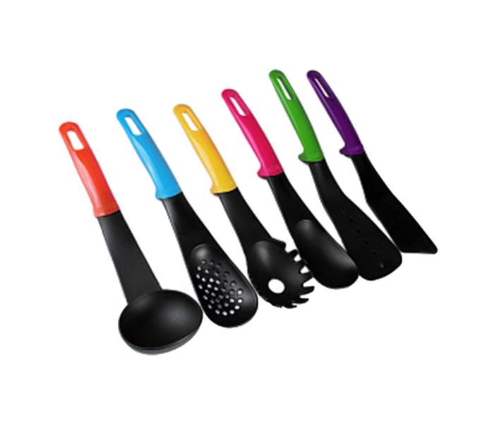 Olympia DG102-B 7 Pieces Nylon Cooking Tool Set with Holder - Zoom Image 2