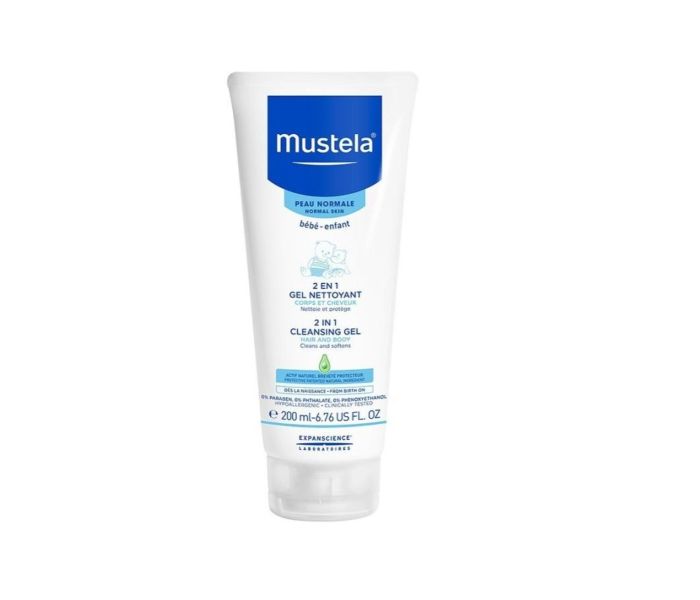 Mustela N12170520A 2 In 1 Hair And Body Cleansing Gel 200 ml - Zoom Image