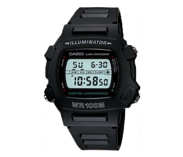 Casio W-740-1VS (CN) Mens Sports Watch Black - Zoom Image