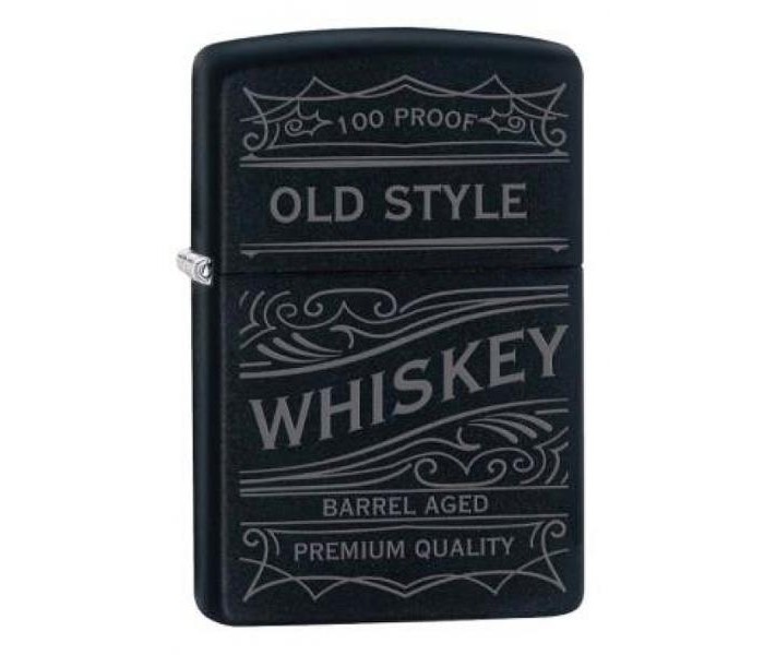 Zippo 29691 Whiskey Lighter Black - Zoom Image