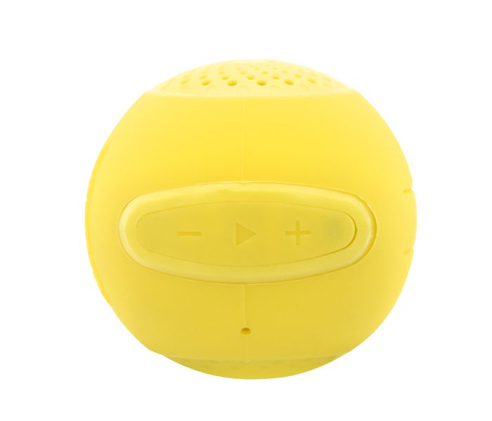 Promate Globo-2 Built-In Mic Portable Wireless Speaker with Suction Cup - Yellow - Zoom Image 2