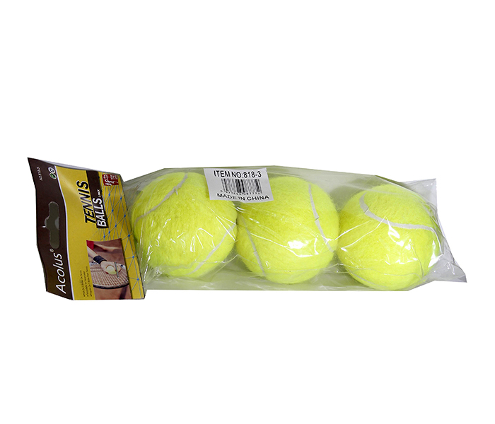 Taqdeer 818-3 Tennis Ball Pack Of 3 - Green - Zoom Image 1