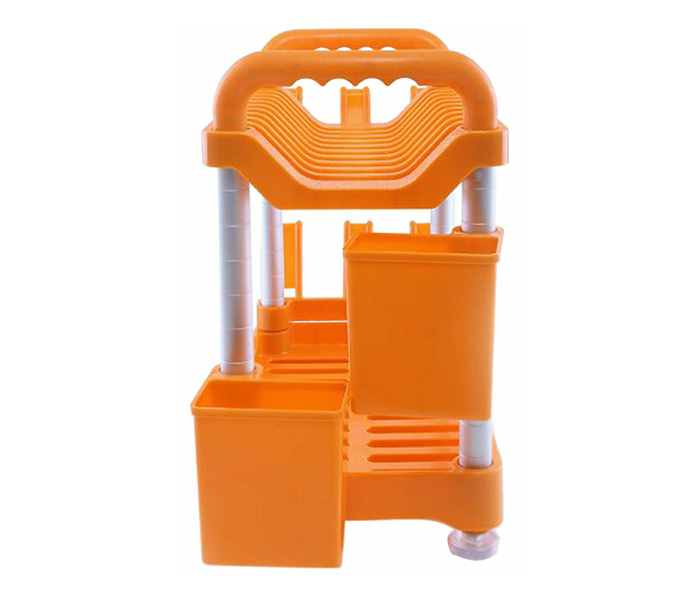 Royalford RF6974 Unbreakable 2-Layer Dish Rack - Orange - Zoom Image 2