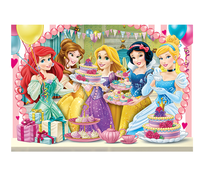 Clementoni 26911 Princess Super Colour Royal Tea Party Children Puzzle - 60 Pieces - Zoom Image 1