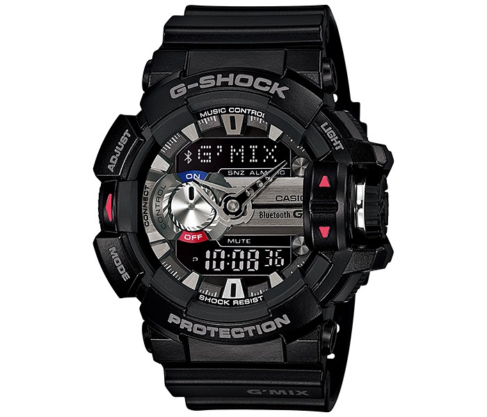 Casio G Shock GBA-400-1AHDR Mens Analog and Digital Watch Black - Zoom Image