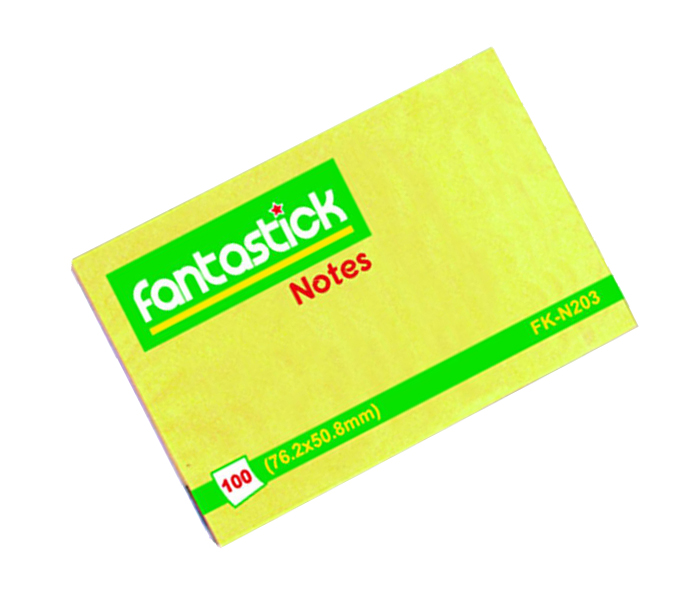 Fantastick FK-N203 2 x 3 Inch Sticky Note, Yellow - Pack of 12 - Zoom Image 2