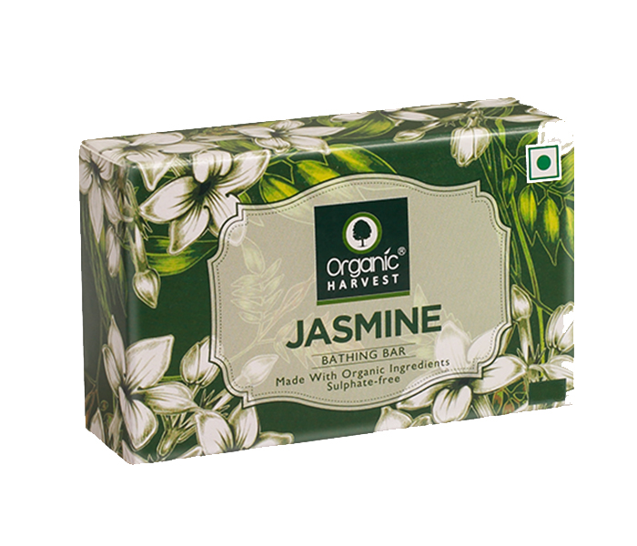 Organic Harvest Jasmine Bathing Bar Soap - 175g - Zoom Image 1