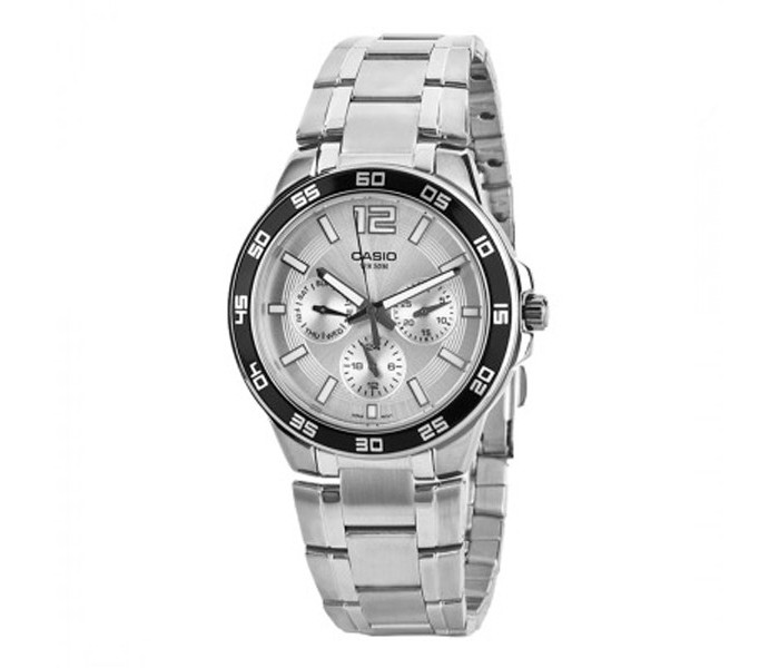 Casio MTP-1300D-7A1VDF (CN) Mens Analog Watch Silver - Zoom Image