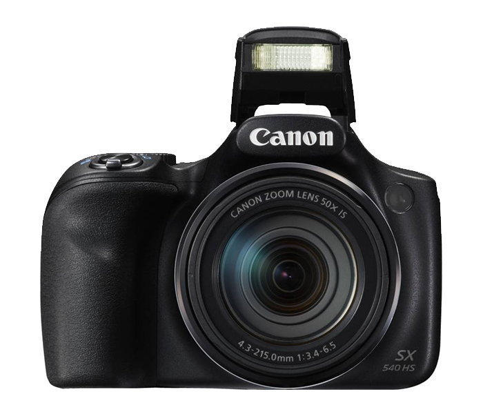 Canon SX540 HS 20.3 MP Powershot Digital Camera - Black - Zoom Image 1