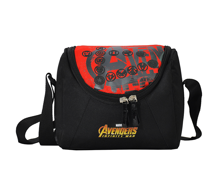 Avengers AVSL08030 Logo Sketch Lunch Bag - Red & Black - Zoom Image