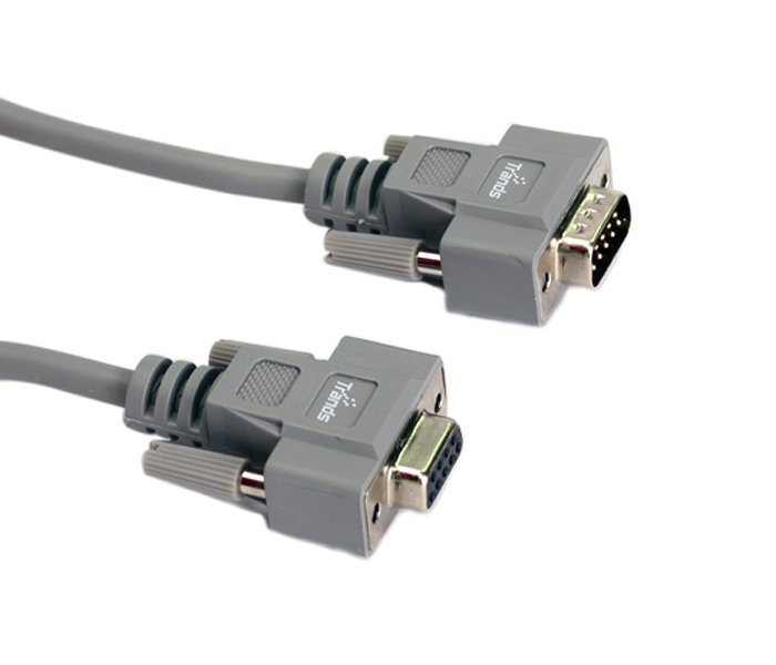 Trands TR-CA1824 3 Meter DB9 to DB9 Printer Cable - Grey - Zoom Image