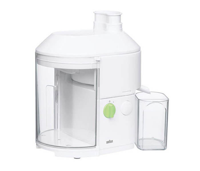 Braun SJ-3000 600W Tribute Collection Spin Juicer, White & Green - Zoom Image 1