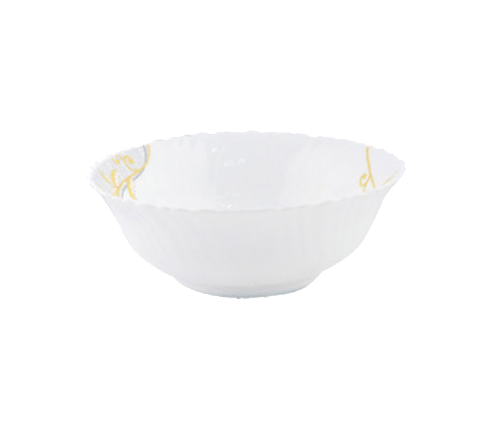 Royalford RF6097 10-inch Opal Soup Bowl - White - Zoom Image