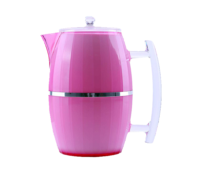 Royalford RF6162 Elegant Water Jug with Lid - Standard, Pink - Zoom Image 1