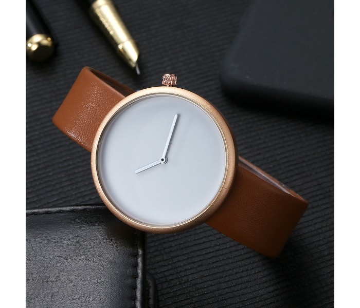 Tomi TM-0786 maglo faxes genuine quality Leather Band Wrist Watch Unisex - Zoom Image