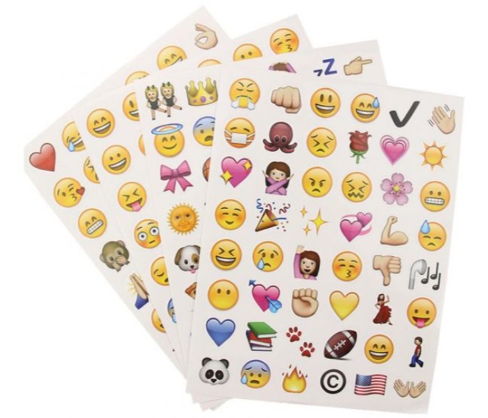 Cute Emoji Emoticon Smile Face Sticker CEESFSY94 Yellow - Zoom Image 2