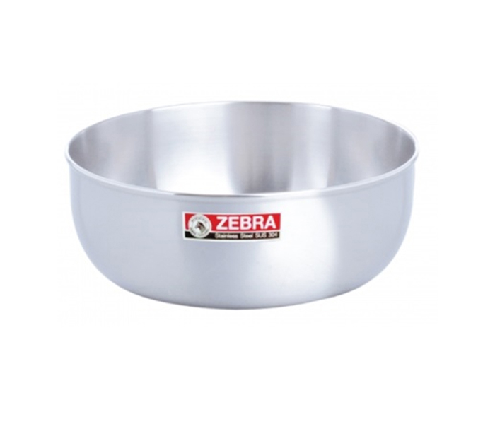 Zebra ZE-111012 Stainless Steel 12 cm Water Bowl Silver - Zoom Image