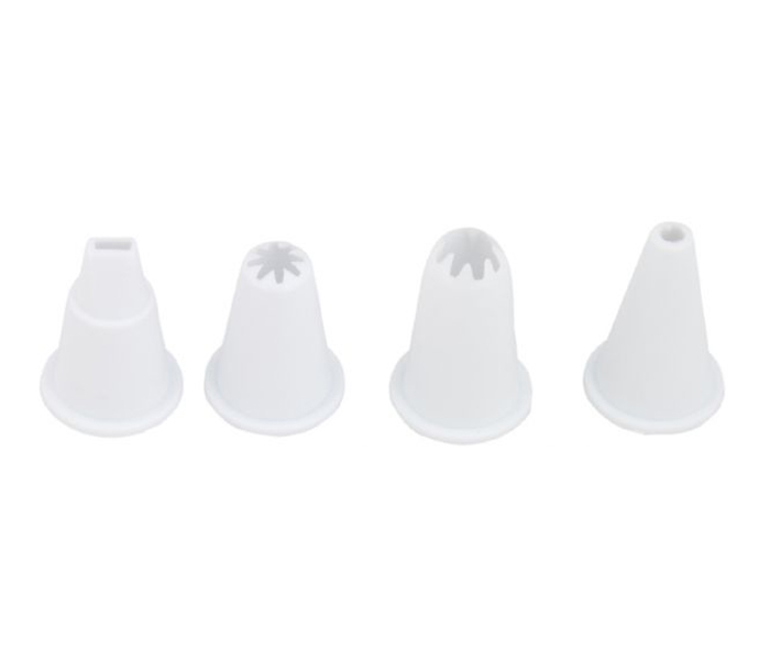 Prestige PR9655 5 Nozzles Plastic Icing Set, White & Red - Zoom Image 2