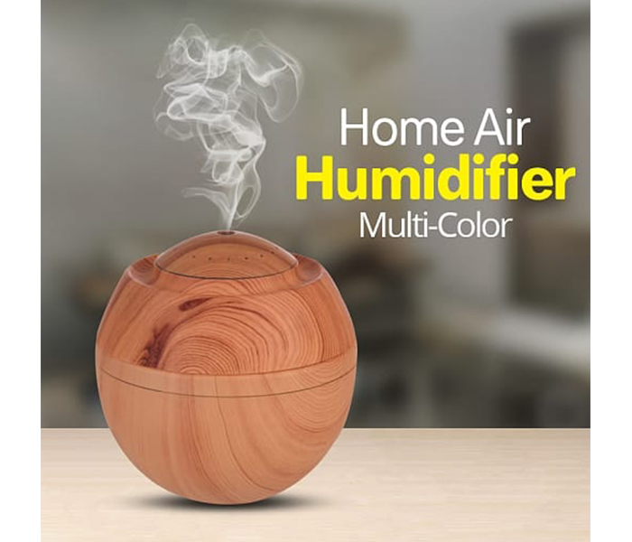 MQ Multi-Color Wooden Finish Fragrance Home Aroma Essential Oil Mist Air Humidifier - Zoom Image 4