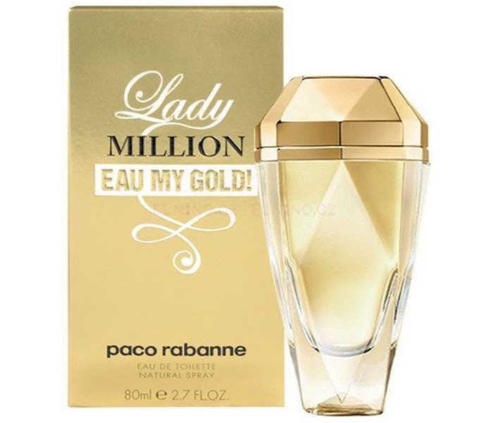 Paco Rabanne 80ml 1 Million Eau My Gold Eau De Toilette for Women - Zoom Image 2