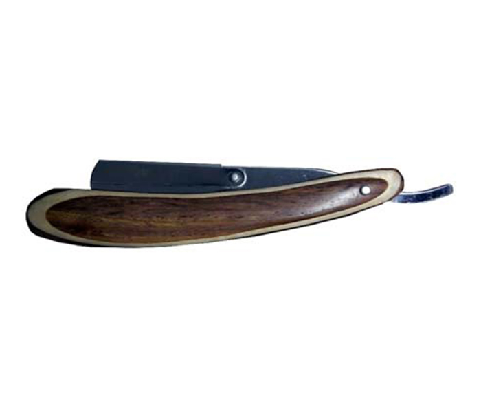 Tips & Toes TT-693 Professional Straight Razor for Classic Shaving, Pure Natural Wood Handmade Handle - Zoom Image 3