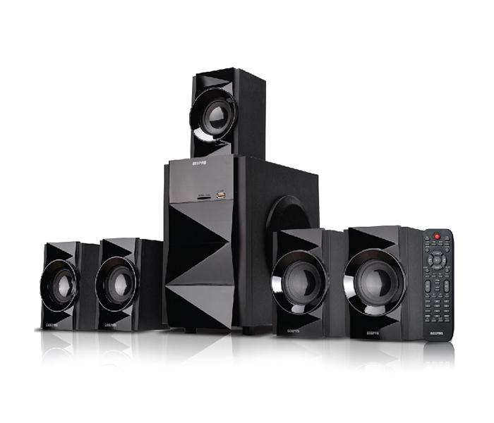 Geepas GMS8527 5.1 Channel Multimedia Speaker with Bluetooth - Black - Zoom Image