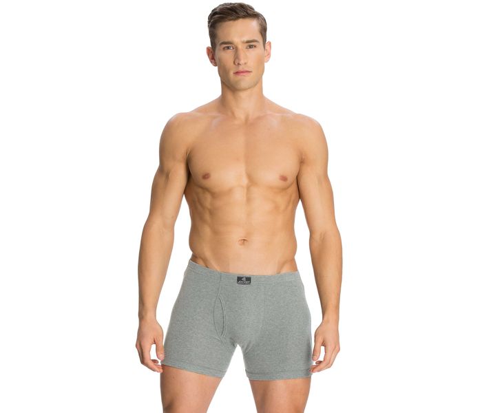 Jockey 8008-0210 Mordern Classic Trunk, Grey Melange/XXL - 2 Pieces Pack - Zoom Image