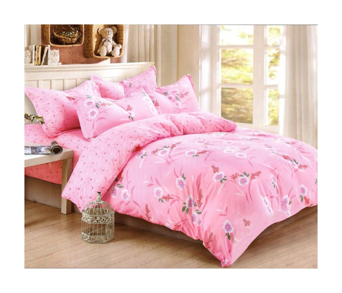 OKKO OK33849 Single Quilt with Pillow Cover Light Pink - Zoom Image 1