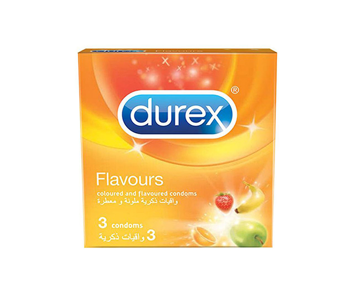 Durex N18046391A Flavours Condom Pack - 3 Pieces - Zoom Image