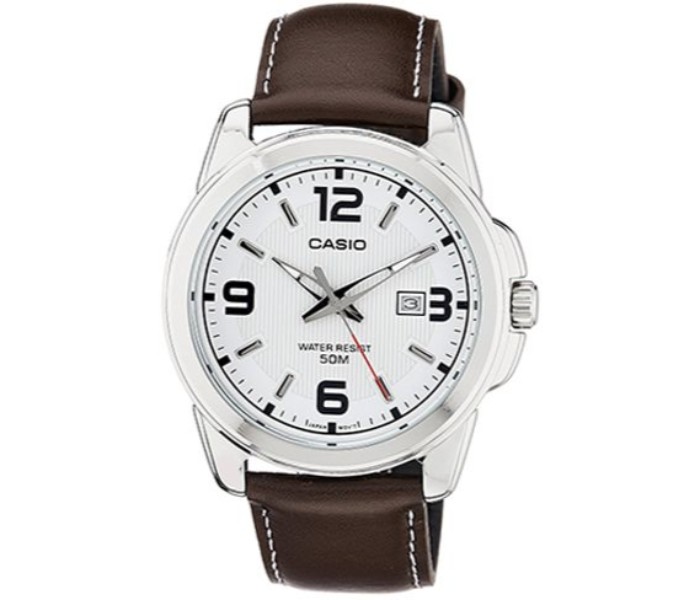 Casio LTP-1314L-7ADF Womens Analog Watch Brown and White - Zoom Image 2