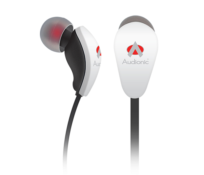 Audionic Curve Stereo Earphone - Black & White - Zoom Image