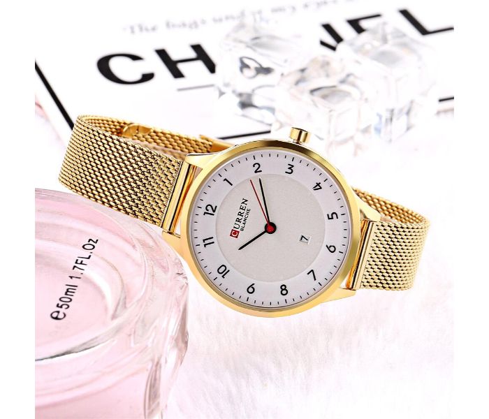 Curren 9035 Ultra Thin 2018 Luxury Wristwatch For Women Gold - Zoom Image 6