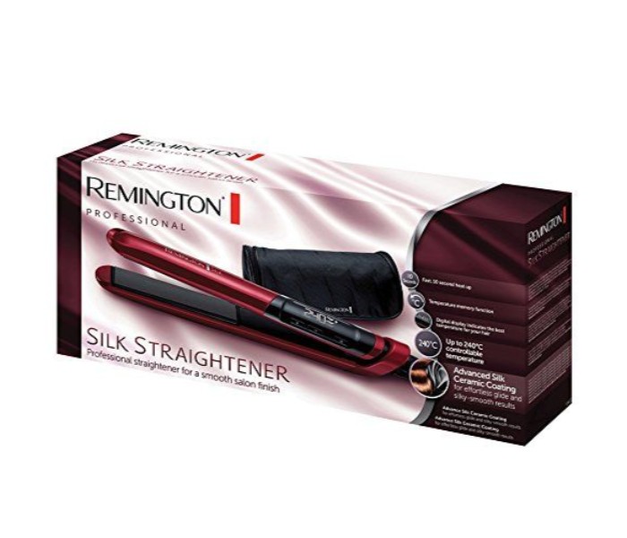 Remington RES9600 Silk Hair Straightener Red and Black - Zoom Image 4