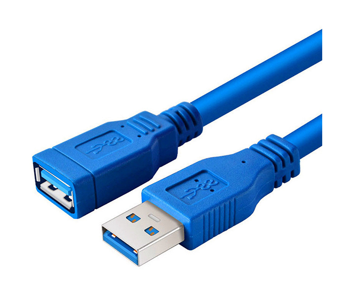 Trands TR-CA101 USB 3.0 Male to Female Extension Cable - Blue - Zoom Image 3