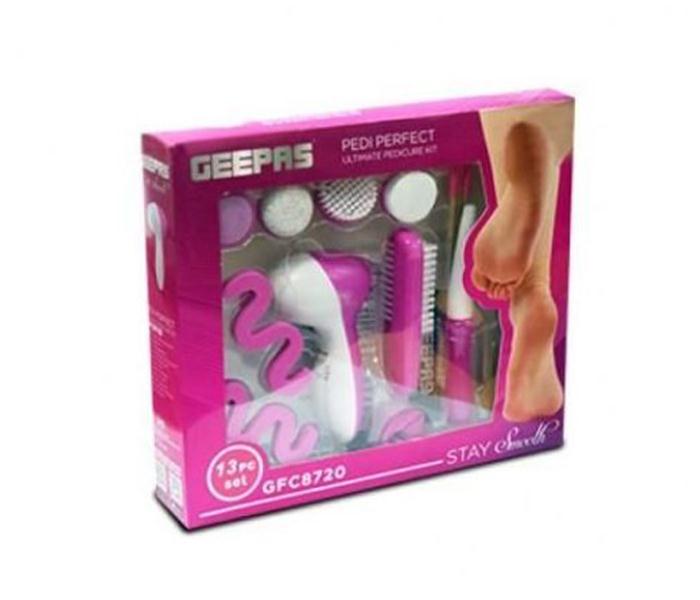 Geepas GFC8720 13 in 1 Ultimate Pedicure Kit, Pink - Zoom Image 3