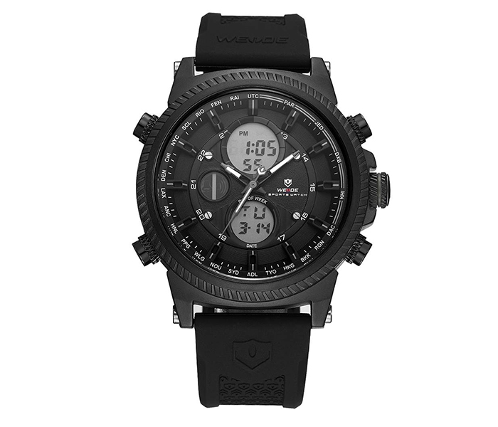 Weide WH-6403PU Analog and LCD Digital Watch Black - Zoom Image 1