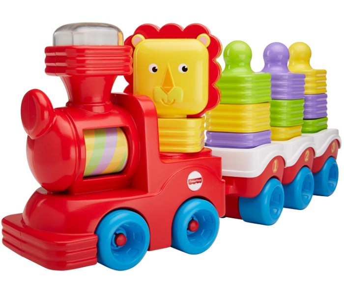 Fisher Price DRG33 Little Stackers Lion Locomotive Assorted - Zoom Image 1