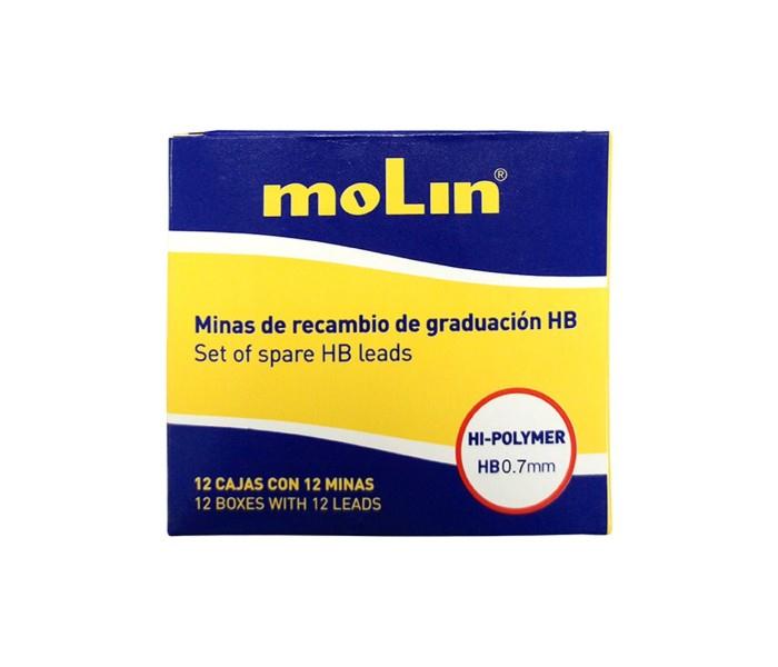 Molin CM390-12-07 Tube Of 12 Lead 0.7mm Grey - Zoom Image