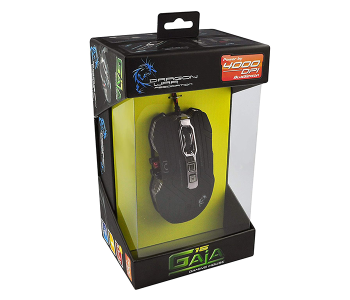 Dragon War G15 Gaia 4000 DPI Gaming Mouse with Virbation Function - Zoom Image 7