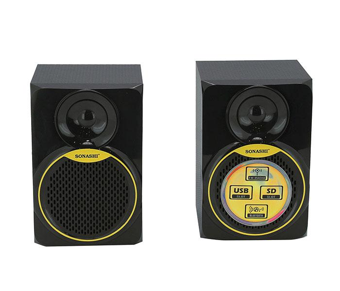 Sonashi SHS-2108USRB 2.1 Channel Bluetooth Speaker with USB, SD Card Slot & FM Radio Function - Zoom Image 1