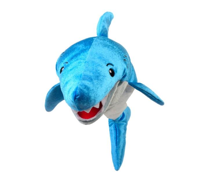 Fiesta Crafts T-2760 Hand Puppet Shark Blue, White - Zoom Image 2