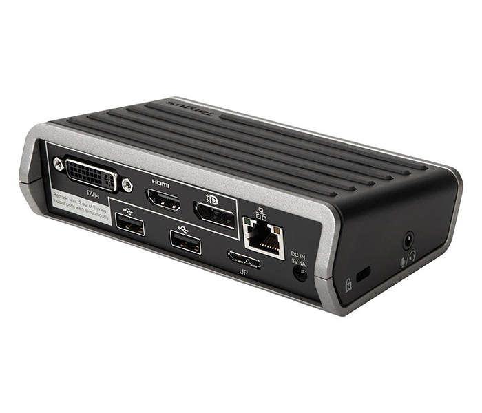 Targus DOCK120EUZ Universal USB-A Dual Video Docking Station - Black - Zoom Image 1