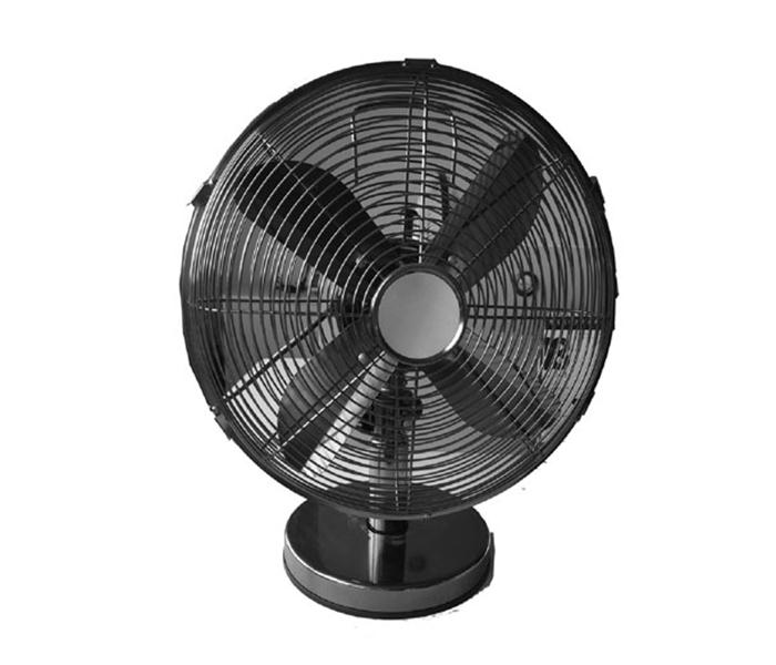 Geepas GF9610 12-inch 3 Speed Metal Table Fan - Black - Zoom Image