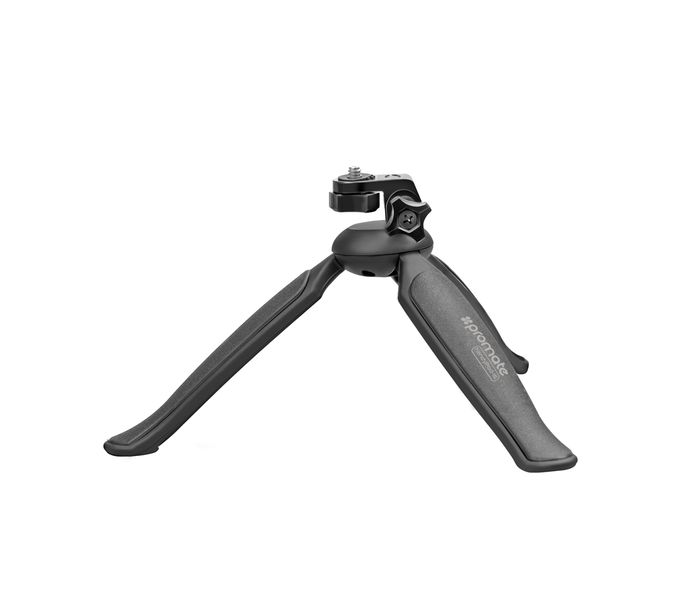 Promate HandyPod-16 Lightweight Camera Mini Tripod with 180-Degree Adjustable Head, Black - Zoom Image 7