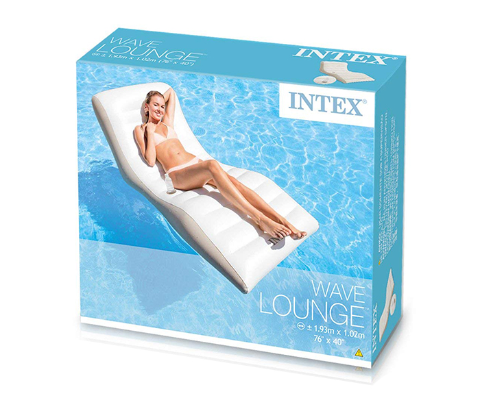 Intex ZX-56861 193 x 102CM Wave Armchair - White - Zoom Image 1