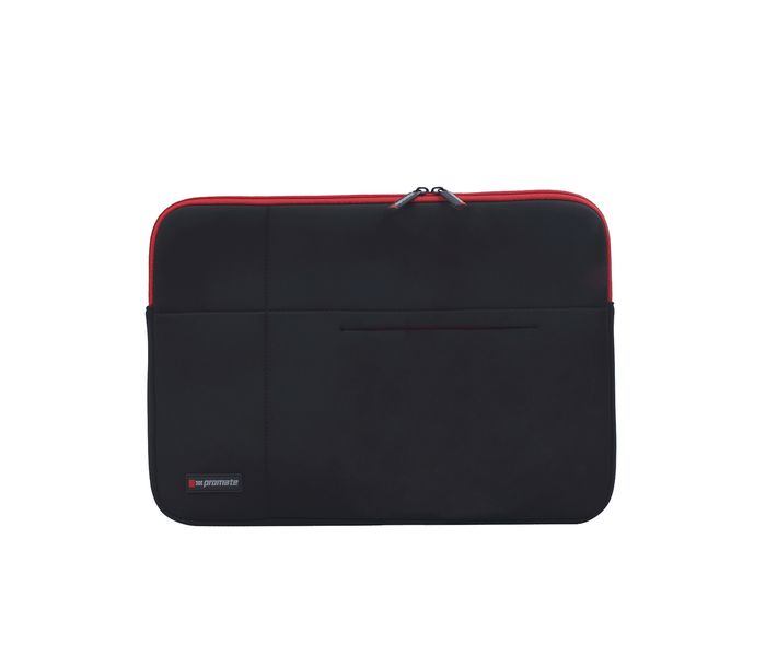 Promate Zipper-S 12 inch Ultra-Sleek Lightweight Sleeve Laptop Bag, Black - Zoom Image 6