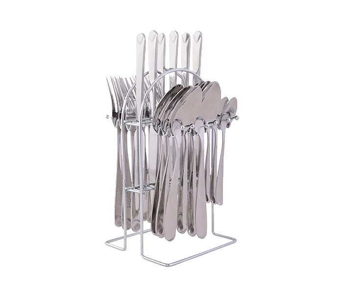 Royalford RF4136 CS 24 Pieces Stainless Steel Cutlery Sets - Silver - Zoom Image