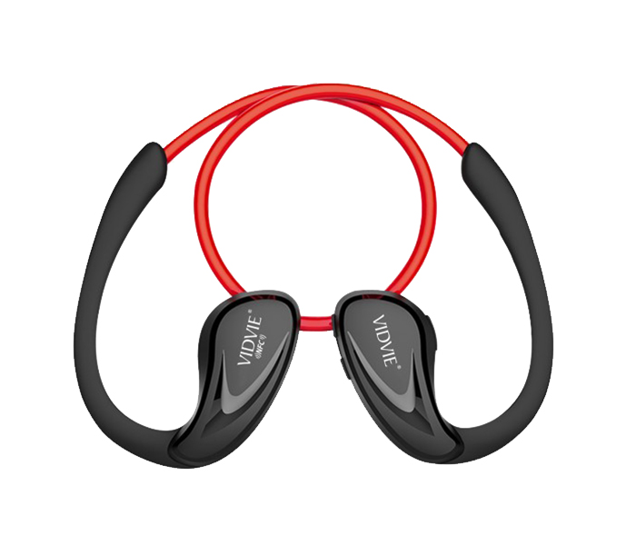 Vidvie BT-809 Wireless Smart Sport Bluetooth Headset - Red - Zoom Image 2